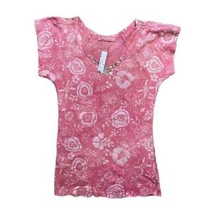 Velvet Y2K Women's Cotton Jewel Embellished‎ Short Sleeve T-Shirt Size Small NEW